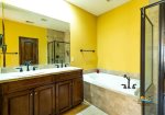 Condo 411 in El Dorado Ranch San Felipe Resort - master bedroom full bathroom